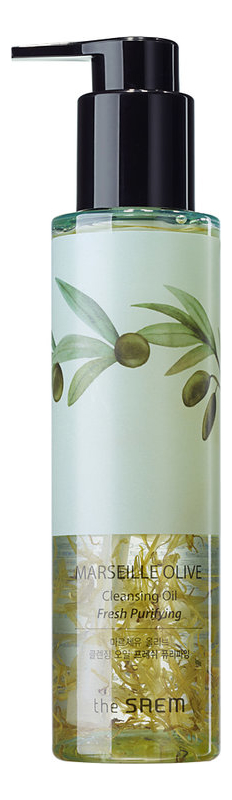 

Масло для очищения лица с экстрактом оливы Marseille Olive Cleansing Oil Fresh Purifying 140мл