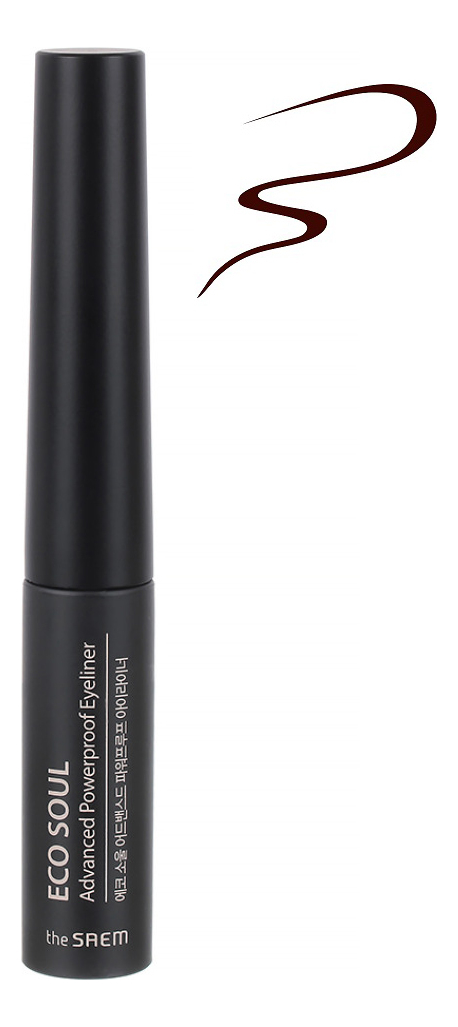 

Подводка для глаз Eco Soul Advanced Powerproof Eyeliner 5г: 01 Deep Black, Подводка для глаз Eco Soul Advanced Powerproof Eyeliner 5г