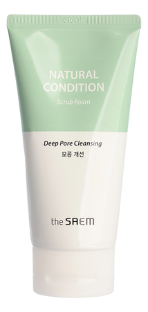 The Saem Пенка-скраб для лица Natural Condition Scrub Foam Deep Pore Cleansing 150мл