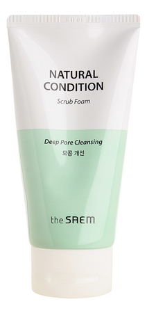 The Saem Пенка-скраб для лица Natural Condition Scrub Foam Deep Pore Cleansing 150мл