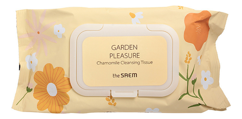 Салфетки очищающие Garden Pleasure Chamomile Cleansing Tissue 100шт