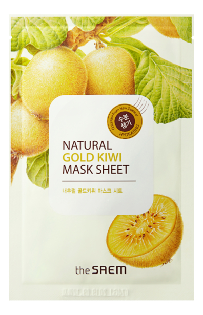 

Маска тканевая с экстрактом киви Natural Gold Kiwi Mask Sheet 21мл
