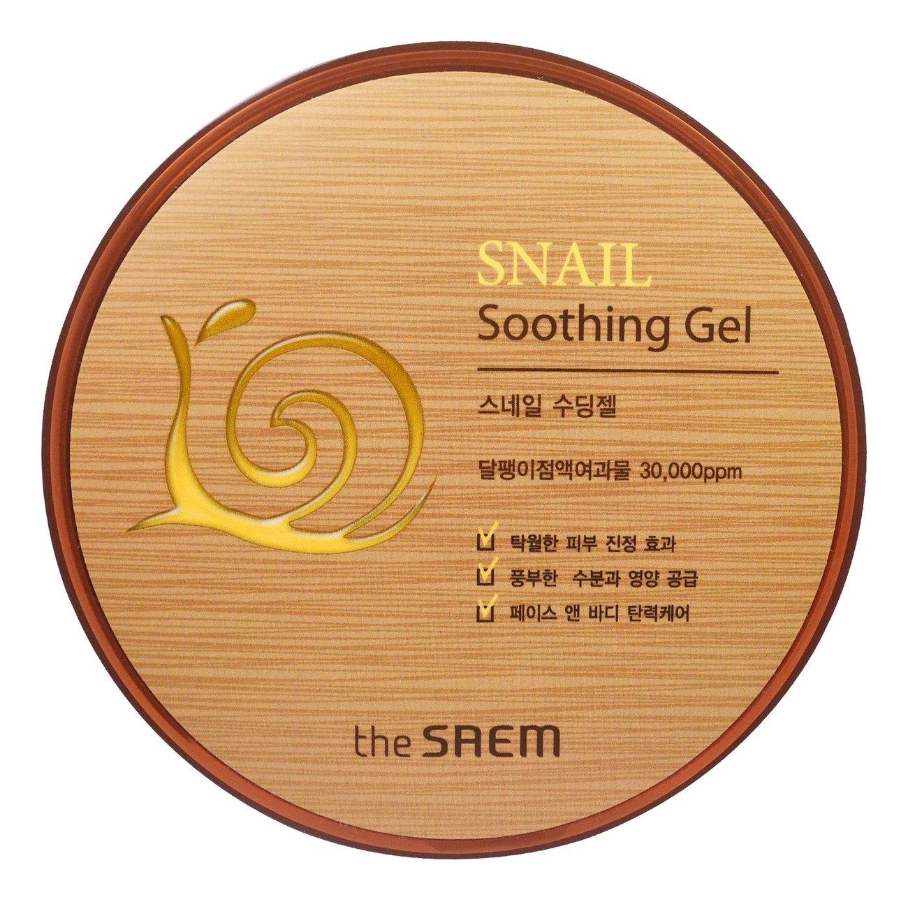 Купить Гель для лица с экстрактом улиточного муцина Snail Soothing Gel 300мл: Гель 300мл, The Saem