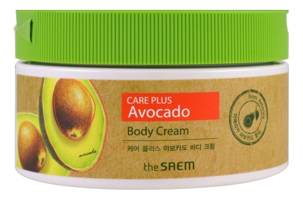 Купить Крем для тела с экстрактом авокадо Care Plus Avocado Body Cream 300мл, The Saem