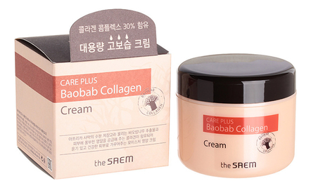 The Saem Крем коллагеновый с экстрактом баобаба Care Plus Baobab Collagen Cream 100мл