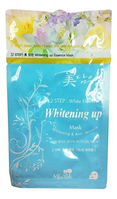 

Тканевая маска для лица осветляющая MJ Care 2 Step White Flower Whitening Up Mask 26г