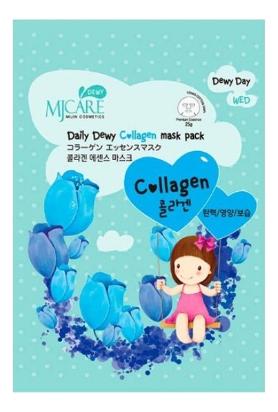 

Маска тканевая с коллагеном MJ Care Daily Dewy Сollagen Mask Pack 25г