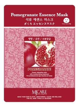 Маска тканевая Гранат MJ Care Pomegranate Essence Mask 23г