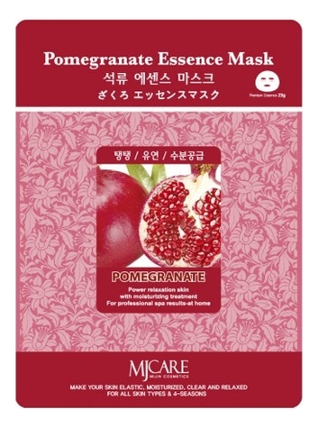 

Маска тканевая Гранат MJ Care Pomegranate Essence Mask 23г