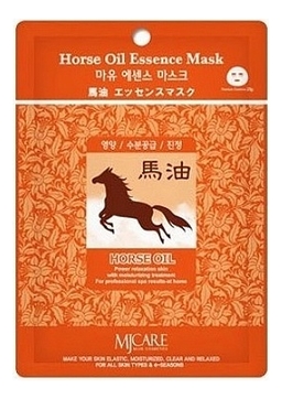 Маска тканевая Конский жир MJ Care Horse Oil Essence Mask 23г