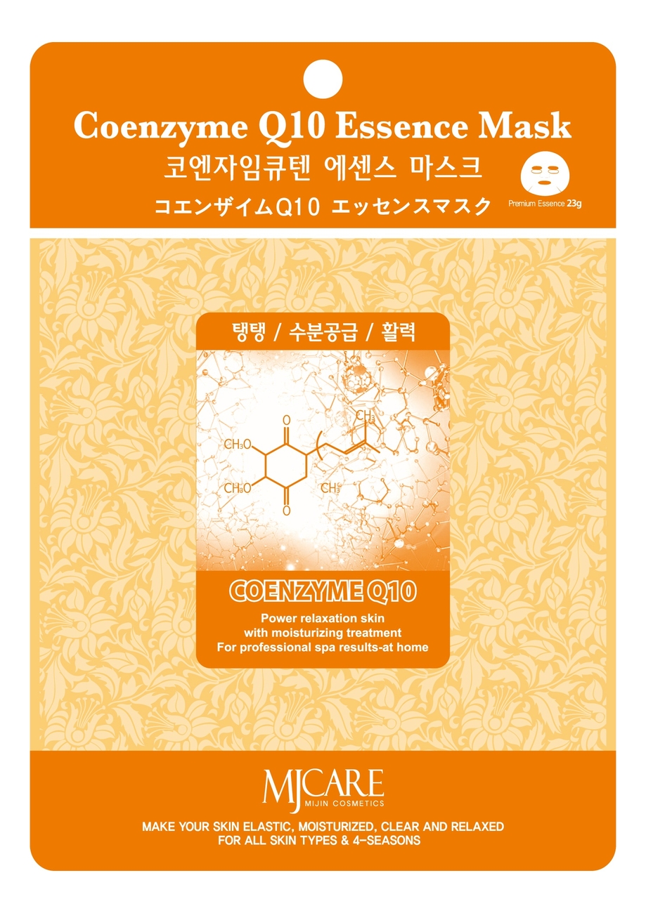 Маска тканевая Коэнзим MJ Care Coenzyme Q10 Essence Mask 23г