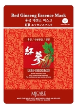 Mijin Маска тканевая Красный женьшень MJ Care Red Ginseng Essence Mask 23г
