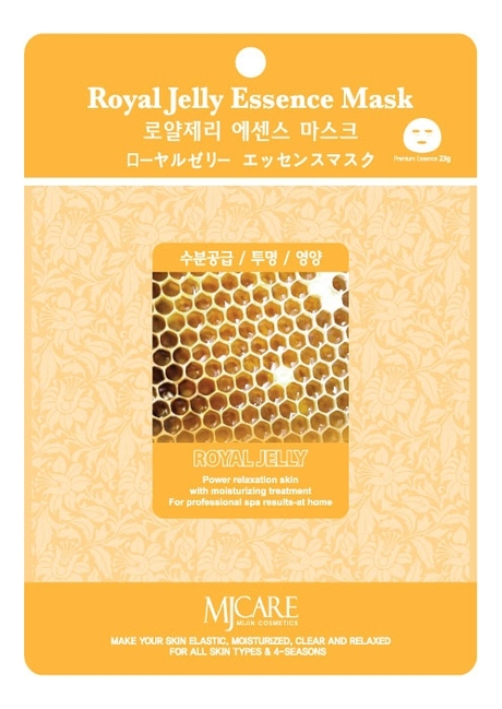 

Маска тканевая Маточное молочко MJ Care Royal Jelly Essence Mask 23г