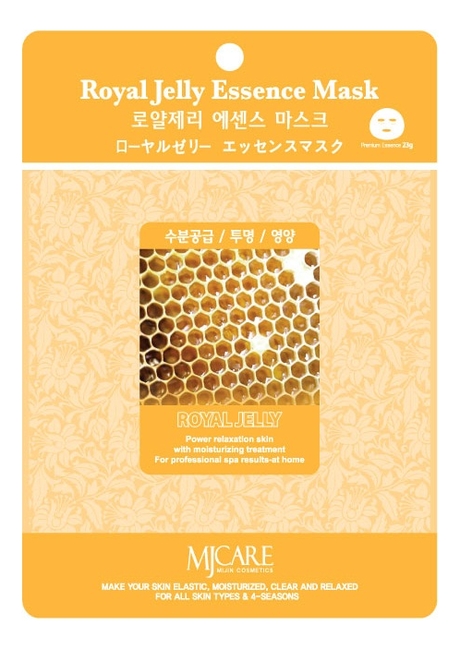 Маска тканевая Маточное молочко MJ Care Royal Jelly Essence Mask 23г