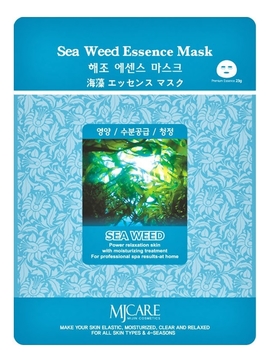 Маска тканевая Морские водоросли MJ Care Sea Weed Essence Mask 23г