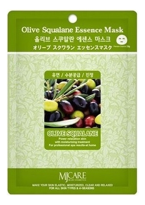 

Маска тканевая Олива MJ Care Olive Squalane Essence Mask 23г
