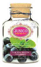 Mijin Маска тканевая c экстрактом черники Junico Blueberry Essence Mask 25г
