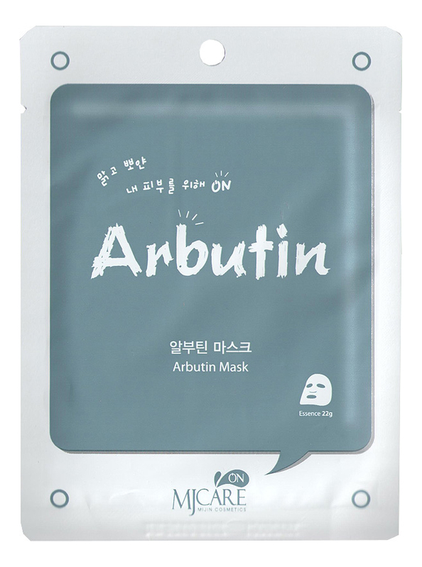 Маска тканевая с арбутином MJ Care On Arbutin Mask Old 22г