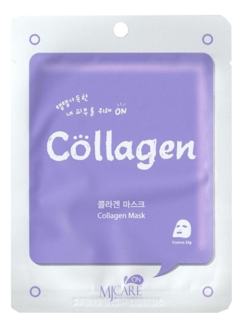 Маска тканевая с коллагеном MJ Care On Collagen Mask Pack 22г