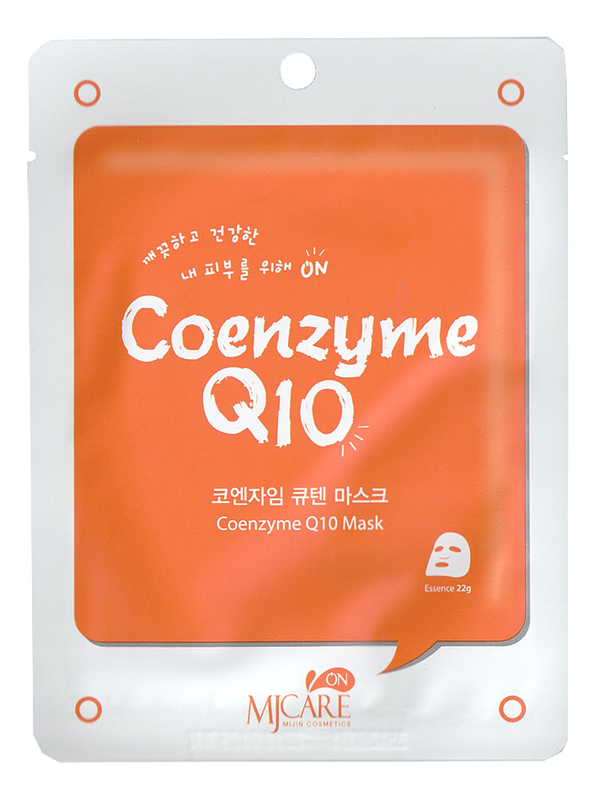 Маска тканевая с коэнзимом MJ Care On Coenzyme Q10 Mask Pack 22г маска тканевая с коэнзимом mj care on coenzyme q10 mask pack 22г