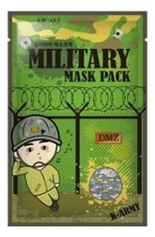 

Маска для лица мужская MJ Care Military Mask K-Army 25г