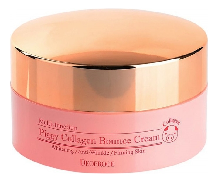 

Крем для лица со свинным коллагеном Piggy Collagen Bounce Cream 100г
