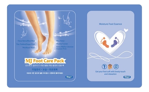 Маска для ног с гиалуроновой кислотой MJ Foot Care Pack 22г