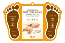 Mijin Маска-пилинг для ног MJ Care Soft Miracle Foot Peeling Pack 2*15мл