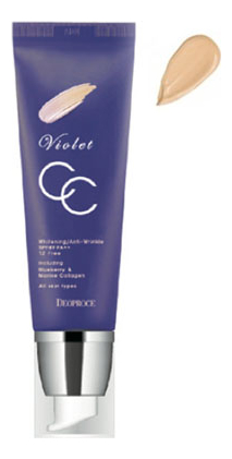 

CC крем для лица Violet CC Cream SPF49 PA++ 50г: 13 Light Beige, CC крем для лица Violet CC Cream SPF49 PA++ 50г