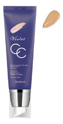 

CC крем для лица Violet CC Cream SPF49 PA++ 50г: 21 Natural Beige, CC крем для лица Violet CC Cream SPF49 PA++ 50г