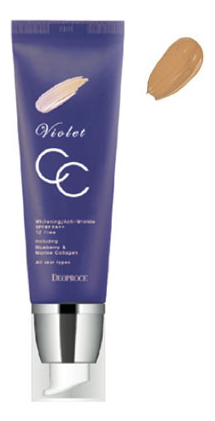 

CC крем для лица Violet CC Cream SPF49 PA++ 50г: 23 Sand Beige, CC крем для лица Violet CC Cream SPF49 PA++ 50г