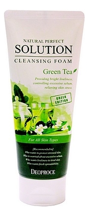 

Пенка для умывания с экстрактом зеленого чая Natural Perfect Solution Cleansing Foam Green Tea 170г