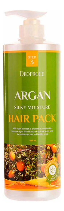 

Маска для волос с аргановым маслом Argan Silky Moisture Hair Pack 1000мл