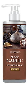 цена Шампунь для волос с экстрактом черного чеснока Shampoo Black Garlic Intensive Energy 1000мл: Шампунь 1000мл