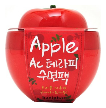 Маска ночная для проблемной кожи с экстрактом яблока Apple AC Therapy Sleeping Pack 100г