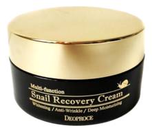 Deoproce Восстанавливающий крем для лица с муцином улитки Snail Recovery Cream 100г