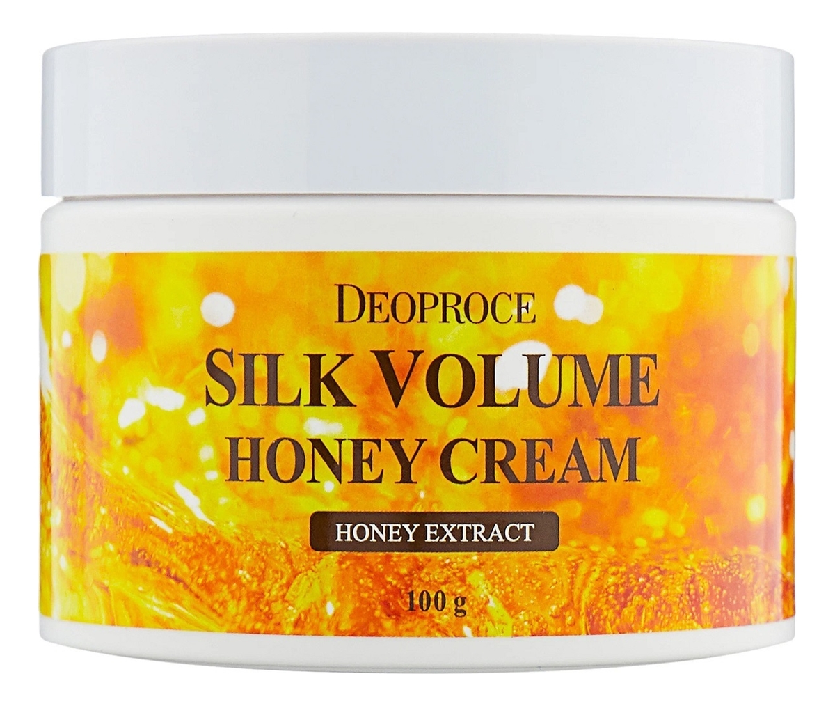 Крем для лица питательный на основе меда Moisture Silk Volume Honey Cream 100г цена и фото