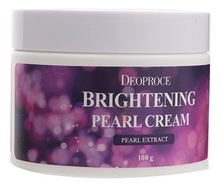 Deoproce Крем для лица питательный с экстрактом жемчуга Moisture Brightening Pearl Cream 100г