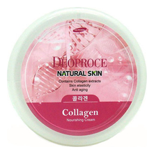 Deoproce Крем для лица и тела с морским коллагеном Natural Skin Collagen Nourishing Cream 100г