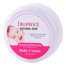 Deoproce Крем питательный на молочных белках Natural Skin Milk Protein Baby Cream 100г