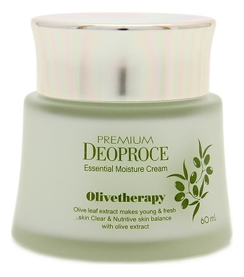 

Крем увлажняющий с маслом оливы Premium Essential Moisture Cream Olivetherapy 60мл