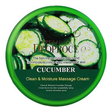 Deoproce Крем массажный с экстрактом огурца Clean & Moisture Cucumber Massage Cream 300г