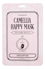 Kocostar Маска тканевая для лица Camellia Happy Mask 23мл