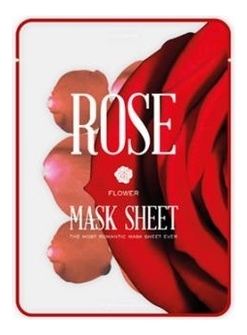 

Маски-слайсы тканевые с экстрактом розы Sheet Rose Flower Mask 20мл