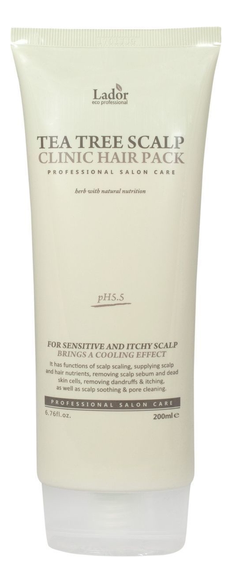 

Маска для волос и кожи головы с экстрактом чайного дерева Tea Tree Scalp Clinic Hair Pack 200мл
