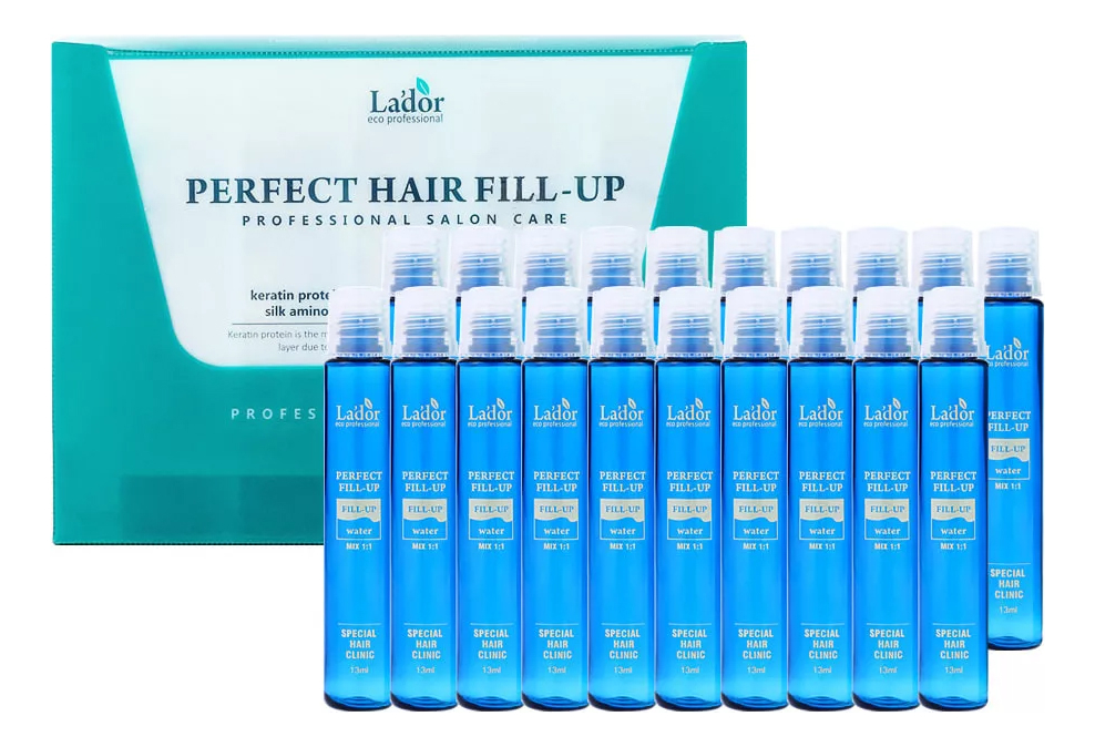 Филлер для восстановления волос Рerfect Нair Fill-Up: Филлер 20*13мл филлер для волос с коллагеном collagen water full moist treatment hair filler 10 13мл филлер 10 13мл