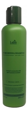Укрепляющий шампунь для волос с хной Pure Henna Shampoo 200мл