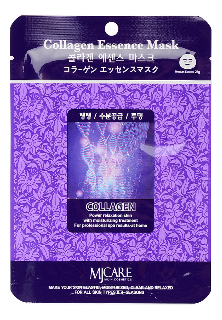 

Маска тканевая Коллаген MJ Care Collagen Essence Mask 23г