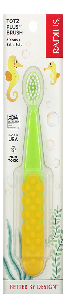 

Зубная щетка 3+ Totz Plus Toothbrush (желтая ручка)
