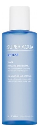 

Тонер для лица увлажняющий Super Aqua Ice Tear Toner 180мл